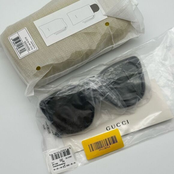 BRAND NEW GUCCI GG1169S 003 Havana/Green Women Sunglasses - Picture 12 of 12